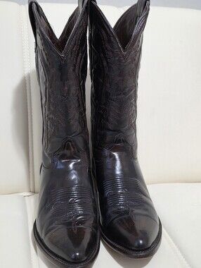 Men's Black/Brown Denver Handmade Leather Western Boots